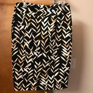 Multi design pencil skirt